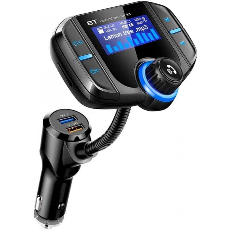 PBuddy Original Car Charger FM Transmitter Car Radio Bluetooth Kit Dual USB QC3.0 Wireless MP3 Player Charger Adapter Hands-Free BT Tuner FM Modulator PBuddy Original Car Charger FM Transmitter Car Radio Bluetooth Kit Dual USB QC3.0 Wireless MP3 Player Charger Adapter Hands-Free BT Tuner FM Modulator